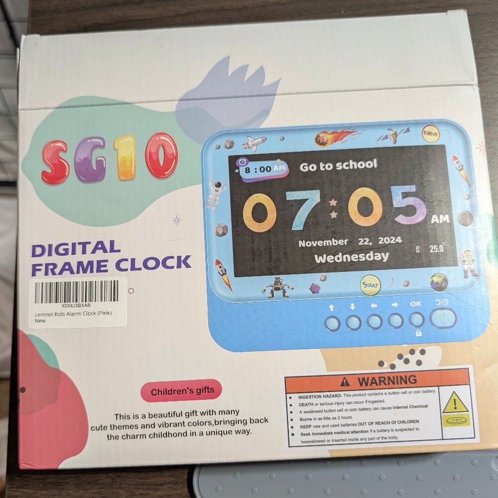 ✨ Adorable & Feature-Packed Kids' Digital Clock! Perfect Gift! ✨